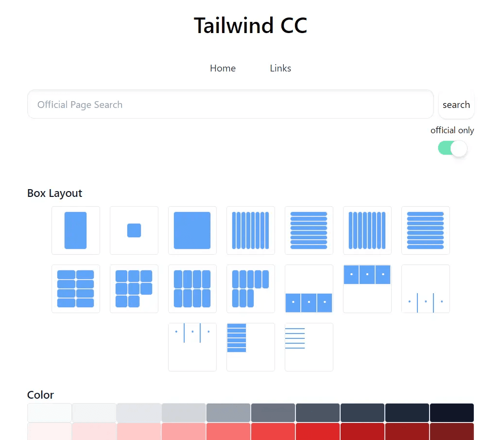Tailwind.css チートシート作成 Image